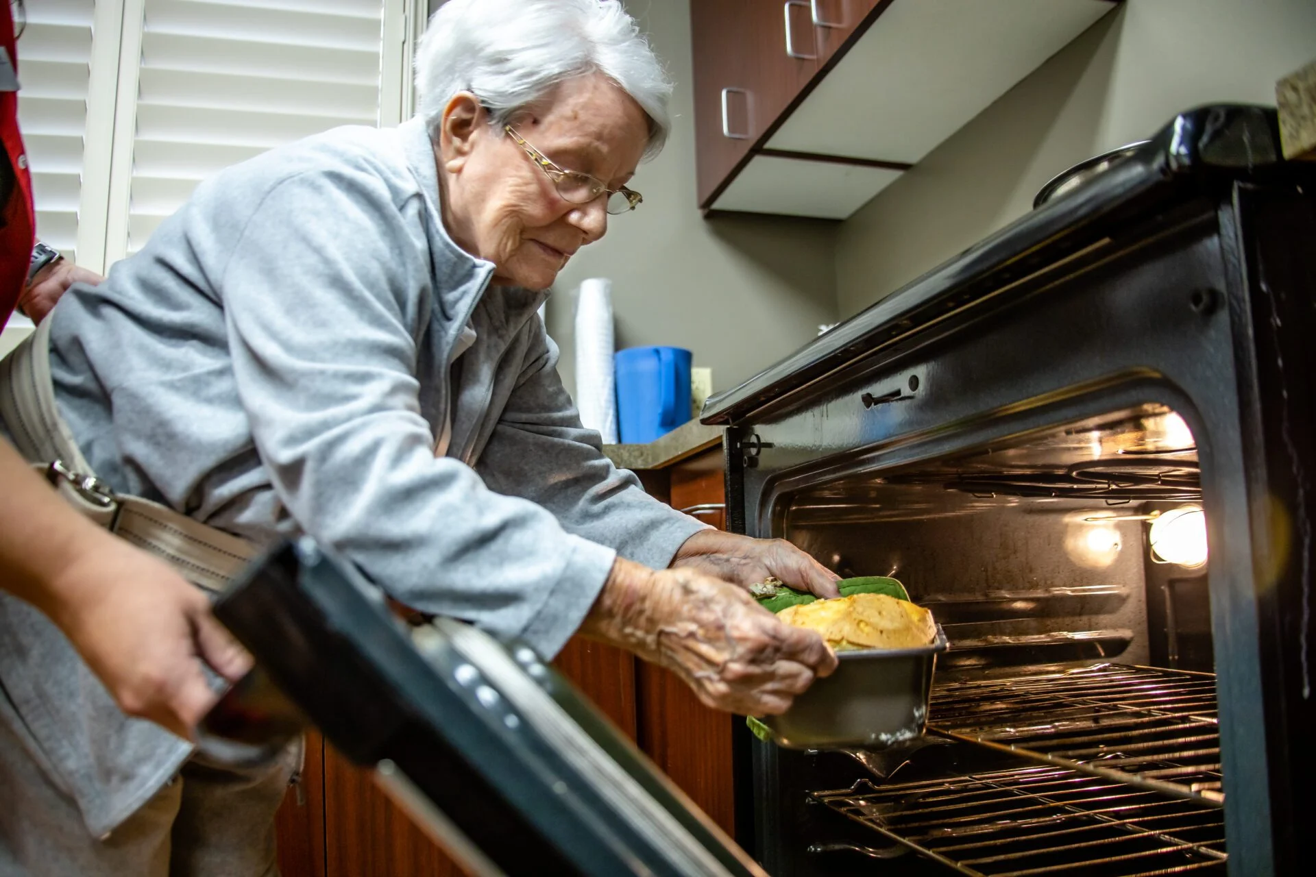 Patient Using Oven Image Image