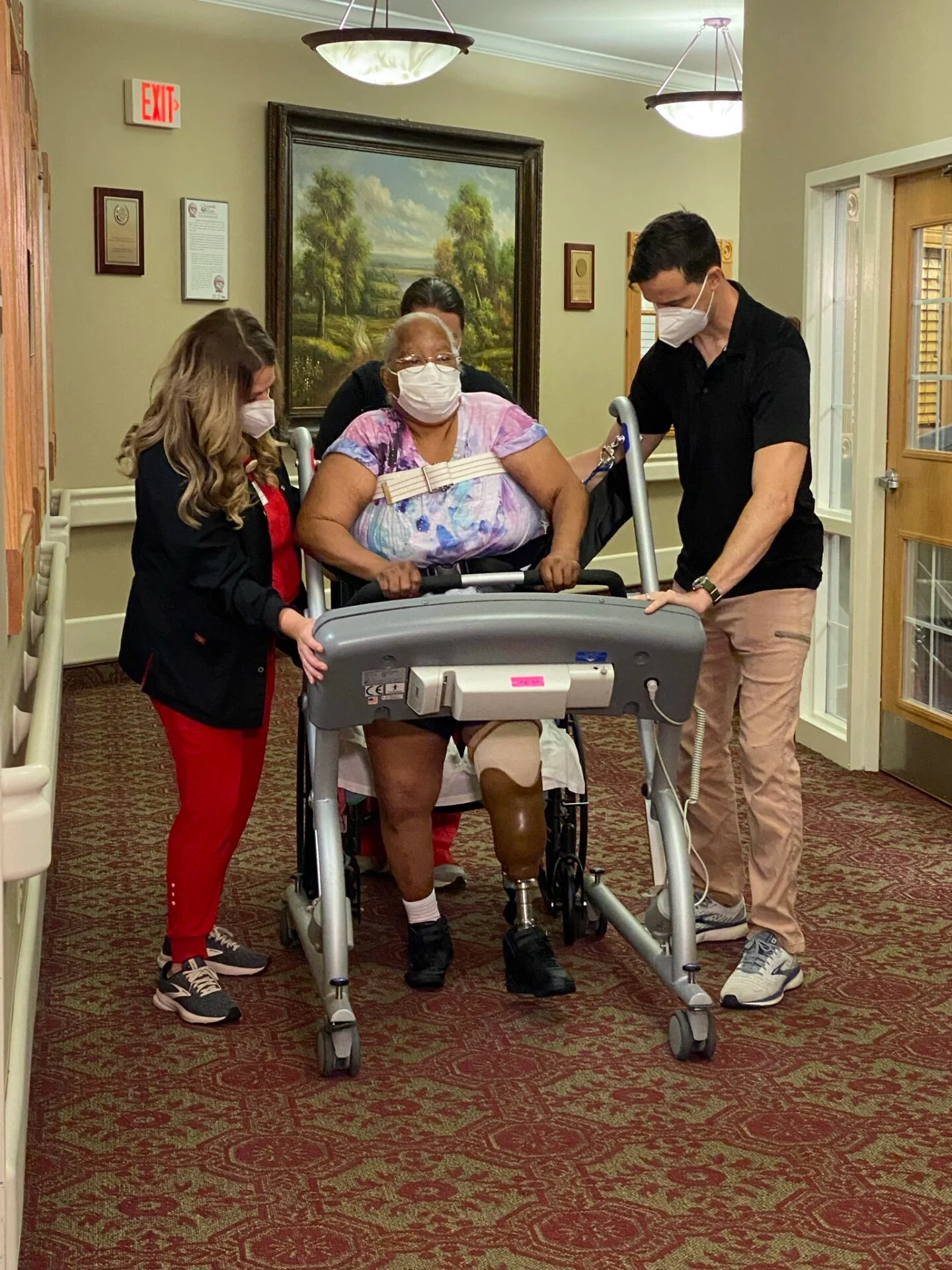 Staff Looking Patient Image Image